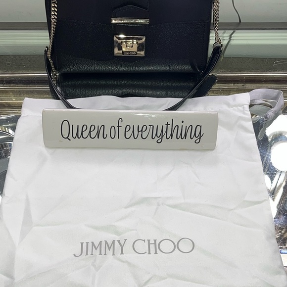 Jimmy Choo Bags Jimmy Choo Marianne Shoulder Bag Black Grained Calf